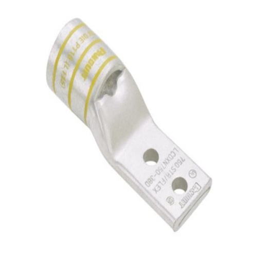 Panduit LCDXN750-38D-3 Pan-Lug™ Compression Lug, Tin Plt Copper, Two .37" Stud, PK3