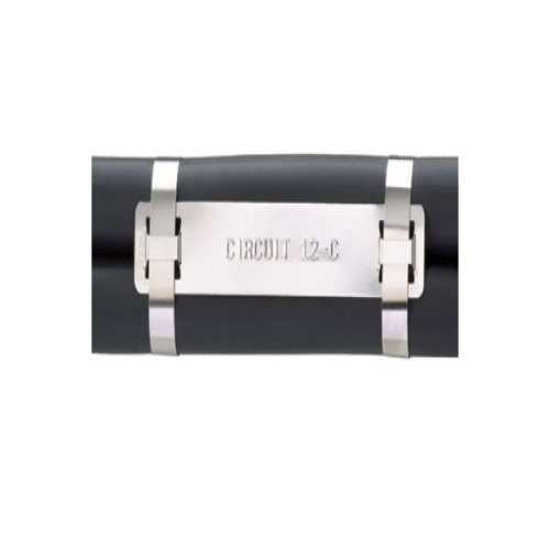 Panduit MMP350-M316 Marker Plate and Tag, 316 SS, Silver, 3.5"x0.75", PK1000