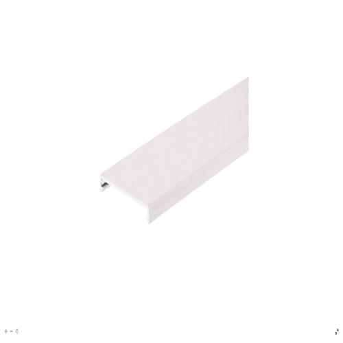 Panduit NC3WH6 Panduct® NC3WH6 Flush Cover, White, Hal-Free PPO, 0.37"x3.25", PK6