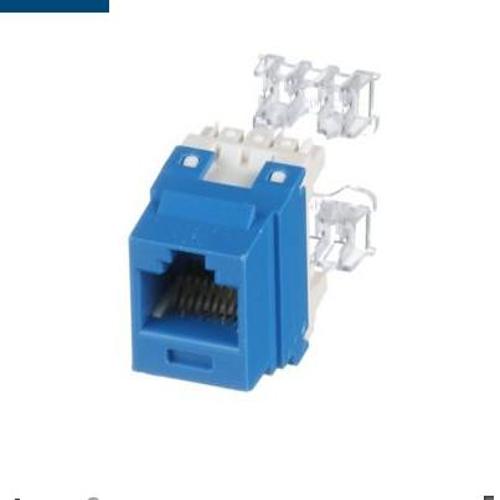 Panduit NK688MBU NetKey® Category 6 UTP RJ45 Punchdown Keystone Jack Module