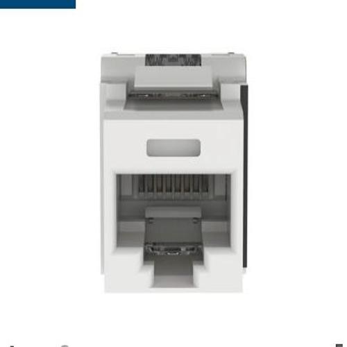 Panduit NK6X88MWH NetKey® Category 6A UTP RJ45 Punchdown Keystone Jack Module