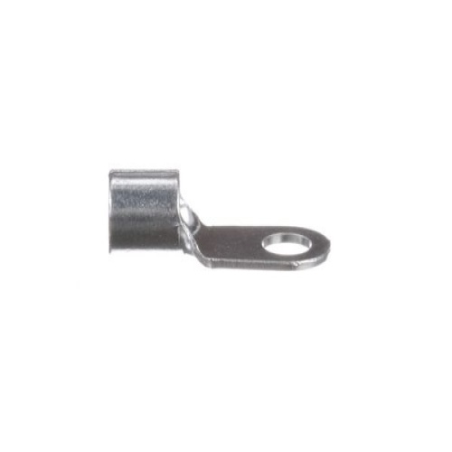 Panduit P6-14R-T Pan-Term® Ring Terminal, Bare, 6 AWG, 1/4" Stud, PK200