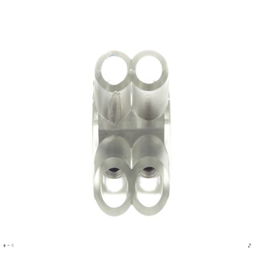 Panduit PCSB2/0-2-12 Pan-Lug™ Multi-Tap Mech Con, Double Sided, 2/0, Tin Plt Al, PK12