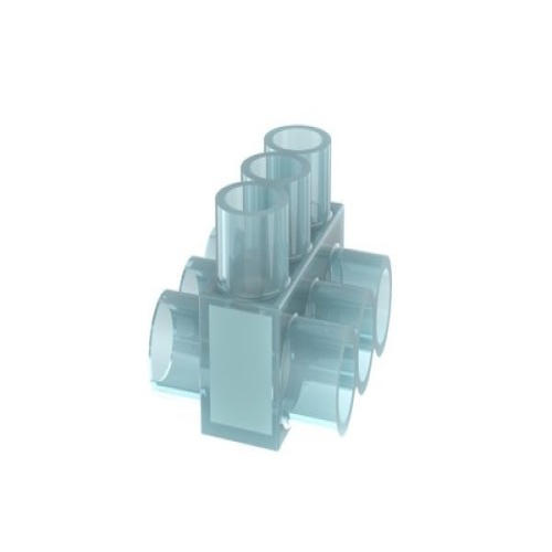 Panduit PCSB250-3-6Y Pan-Lug™ Multi-Tap Mech Con, Double Sided, Tin Plt Al, PK6