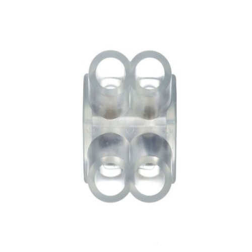 Panduit PCSB4-2S-12Y Pan-Lug™ Multi-Tap Mech Con, Single Sided, 4, Tin Plt Al, PK12
