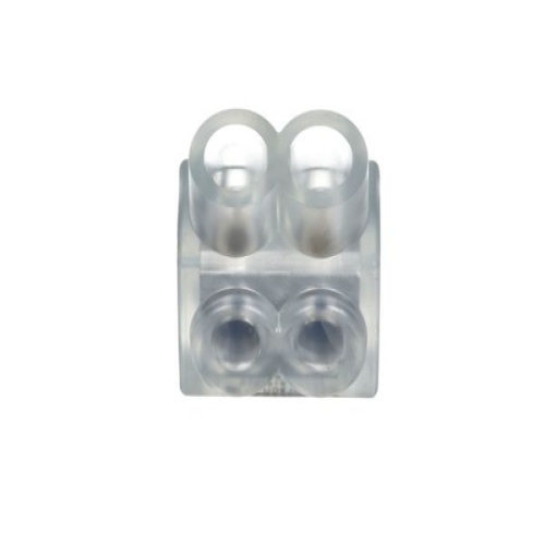 Panduit PCSB4-2S-12Y Pan-Lug™ Multi-Tap Mech Con, Single Sided, 4, Tin Plt Al, PK12