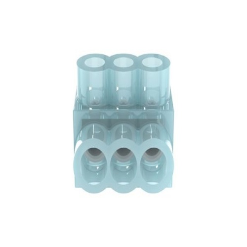 Panduit PCSB4-3S-12Y Pan-Lug™ Multi-Tap Mech Con, Single Sided, Tin Plt Al, PK12