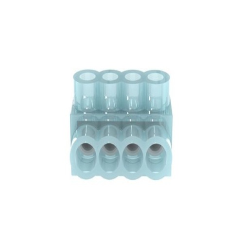 Panduit PCSB4-4-6Y Pan-Lug™ Multi-Tap Mech Con, Double Sided, 4, Tin Plt Al, PK6