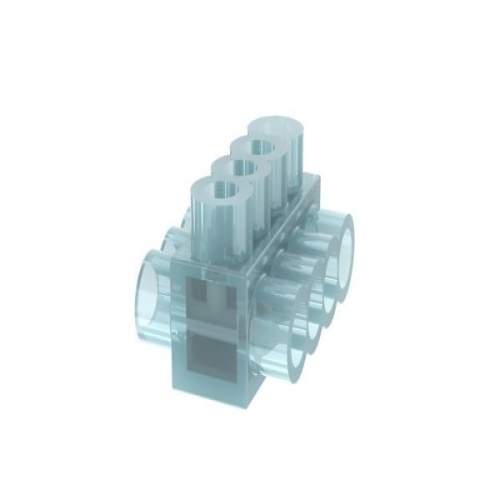 Panduit PCSB4-4-6Y Pan-Lug™ Multi-Tap Mech Con, Double Sided, 4, Tin Plt Al, PK6