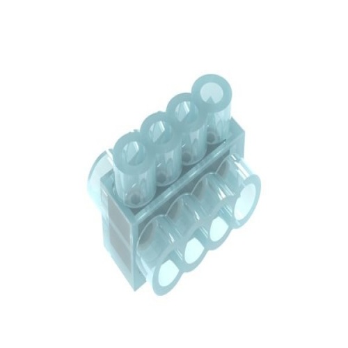 Panduit PCSB4-4-6Y Pan-Lug™ Multi-Tap Mech Con, Double Sided, 4, Tin Plt Al, PK6