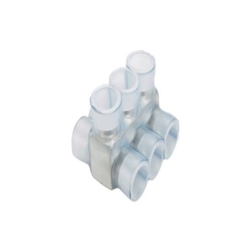 Panduit PCSB4-8-4Y Pan-Lug™ Multi-Tap Mech Con, Double Sided, Tin Plt Al, PK4