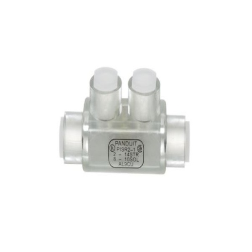 Panduit PISR2-1 Pan-Lug™ Multi-Tap Con, In-Line Splicer/Reducer, 2/0, Aluminum/PVC, PK1