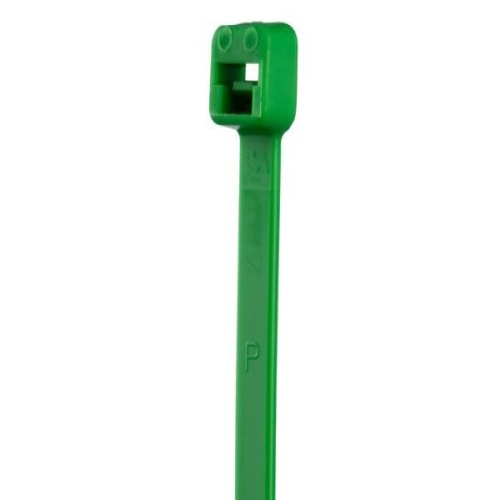 Panduit PLT2S-C5 Premium Cable Tie - 7.4", Green