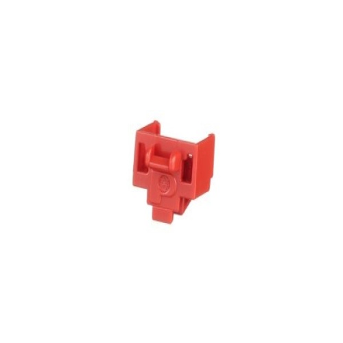 Panduit PSL-DCJB-C RJ45 Jack Module Block-Out Device, Red, 100/Pkg