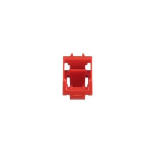 Panduit PSL-DCJB-C RJ45 Jack Module Block-Out Device, Red, 100/Pkg