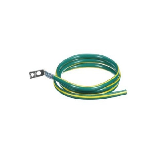 Panduit StructuredGround™ RGCBNJ660PY Equipment Bonding Jumper, Green/Yellow, 6 AWG