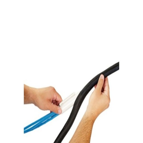 Panduit SE150PS-LQR0 Pan-Wrap™ SE150PS-LQR0 Split Sleeving, Black, PET, 1.5" Nom Dia., PK1