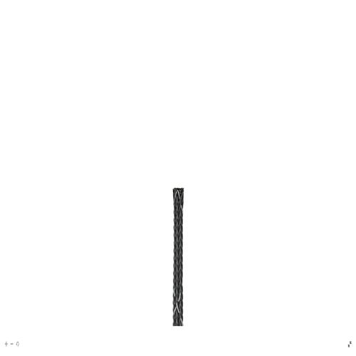 Panduit SE25P-MR0 SE25P-MR0 Braided Sleeving, Black, PET, 0.25" Nom Dia., 1000', PK1