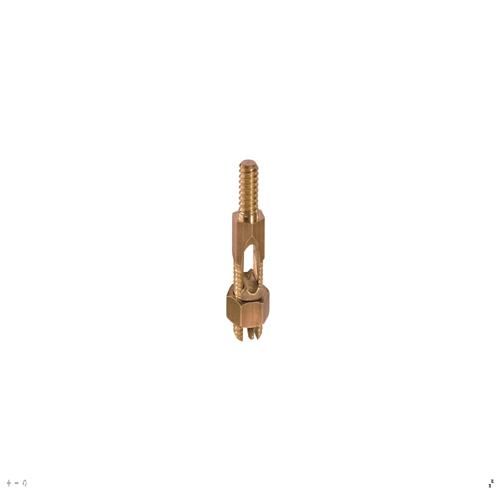 Panduit StructuredGround™ SP2-4/0-Q Grd Con-Service Post, Male Stud, Two-Conductors, 4/0