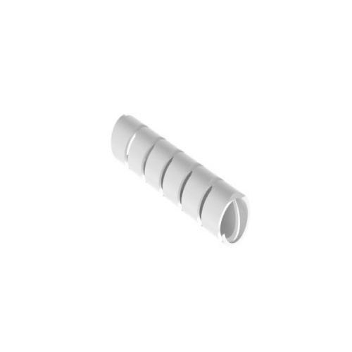 Panduit T25F-C10 T25F-C10 Spiral Wrap, White, PE, 0.1875" Min Dia., PK1