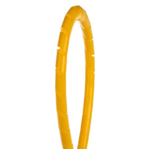Panduit T50F-TL4Y T50F-TL4Y Spiral Wrap, Yellow, PE, 0.375" Min Dia., 250' Roll, PK1