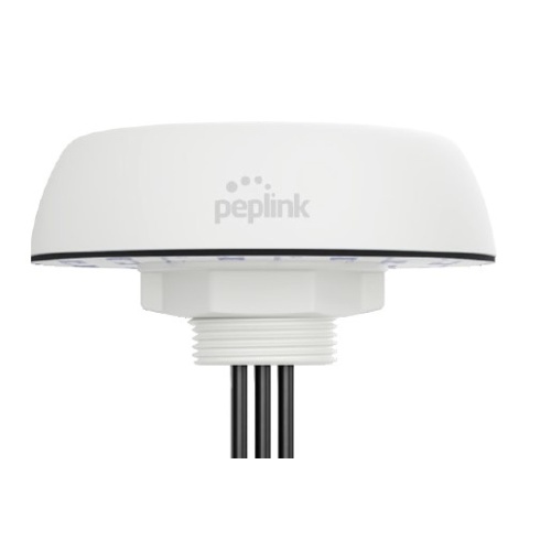 Peplink ANT-MB-20G-S-W-6 MIMO Antenna Threaded Bolt-White-IP68-6' Cables-2 LTE (SMA M)-1 GPS (SMA M)