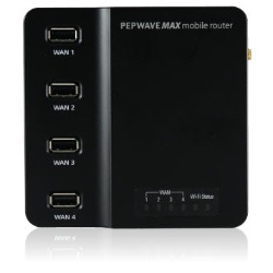 Peplink MAX-OTG-U4-SF MAX On-The-Go w/ SpeedFusion - 3G - AC Adapter