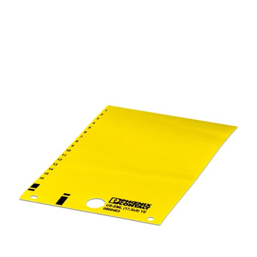 Phoenix Contact 0800463 Label US-EML (17,5X8) YE