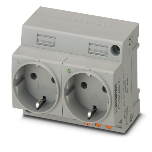 Phoenix Contact 0804049 Double socket EO-CF/PT/LED/DUO