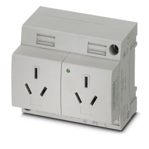 Phoenix Contact 0804091 Double socket EO-I/UT/LED/DUO