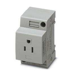 Phoenix Contact 0804152 EO-AB/UT/15 gray ,CuZn37,PA Socket