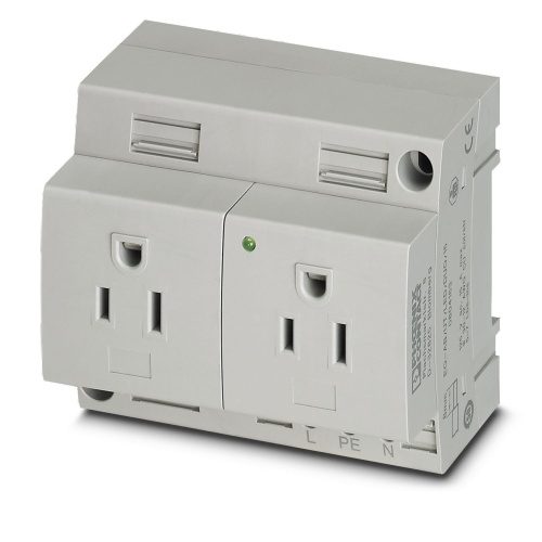 Phoenix Contact 0804163 Double socket EO-AB/UT/LED/DUO/15