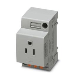 Phoenix Contact 0804165 EO-AB/PT/15 gray ,CuZn37,PA Socket