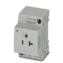 Phoenix Contact 0804509 EO-AB/UT/LED/20 gray ,CuZn37,PA Socket