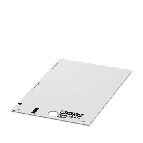 Phoenix Contact 0828806 Plastic label US-EMLP (85,6X54)