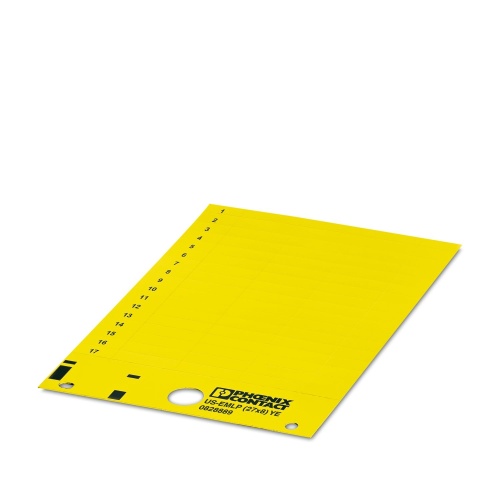 Phoenix Contact 0828889 Plastic label US-EMLP (27X8) YE