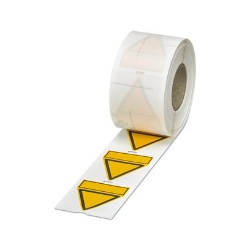 Phoenix Contact 0830452 Warning label unprinted adhesive, Color: yellow/black