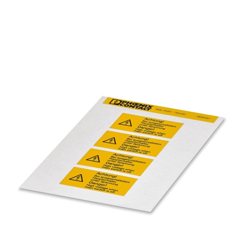 Phoenix Contact 0830461 Warning label PML-W301 (52X26)