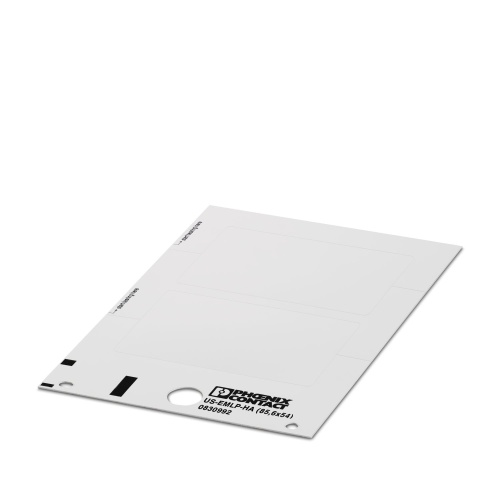 Phoenix Contact 0830992 Plastic label US-EMLP-HA (85,6X54)