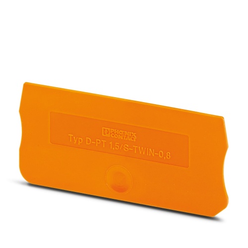Phoenix Contact 1029571 End cover D-PT 1,5/S-TWIN-0,8 OG