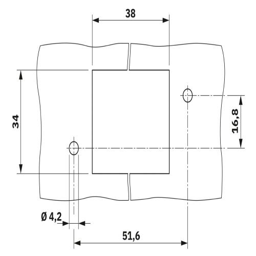 Phoenix Contact 1051224 Docking frame HC-M-B06-DOCK-B