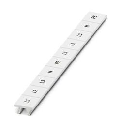 ZB10,LGS:L1-N,PE Phoenix Contact 1053412 white Strip Labeled Marker for terminal blocks