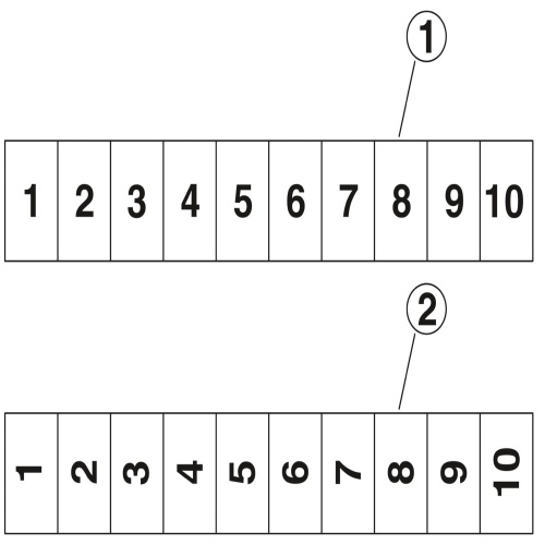 Phoenix Contact 1054000 Zack marker strip ZB 7,62:UNBEDRUCKT