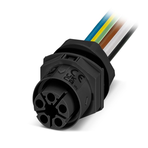 Phoenix Contact 1088698 Panel feed-through IPD W 5P2,5 F 0,5 M25 BK