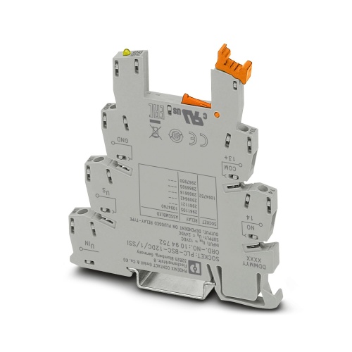 Phoenix Contact 1094752 Relay socket Singlecontact,1 N/O Contact