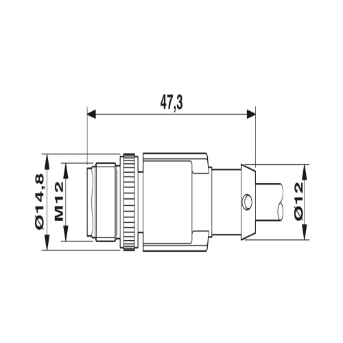 Phoenix Contact 1192105 Network cable NBC-M12MS/40,0-94L/M12MS
