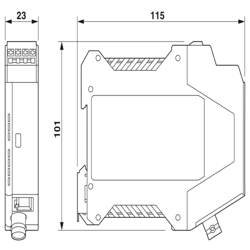 Phoenix Contact 1319320 Ethernet extender EXTENDER 2010 ETH COAX-G