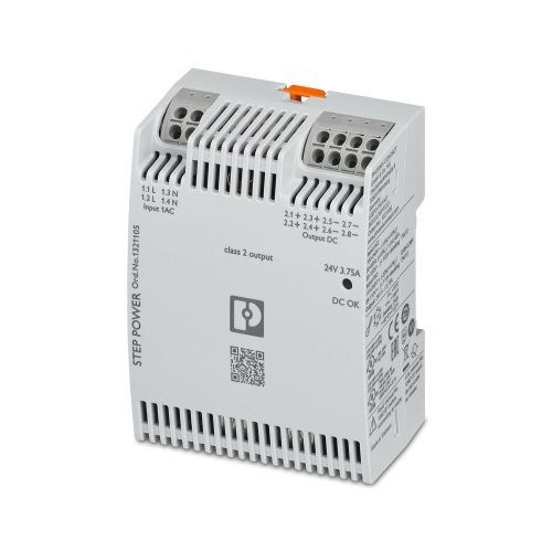 Phoenix Contact 1321105 Power supply, with protective coating STEP3-PS/1AC/24DC/3.75/PT/CO