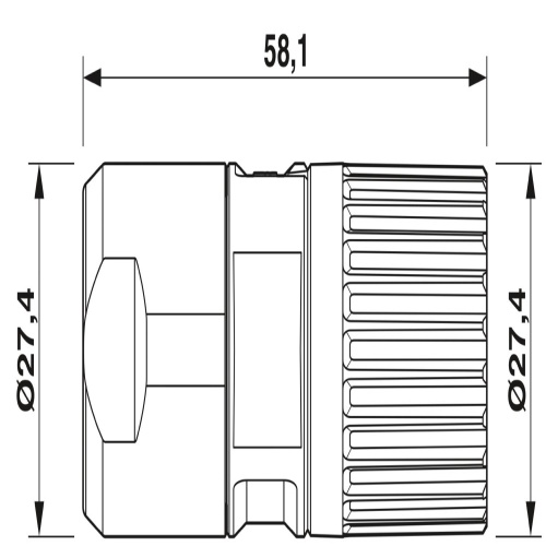 Phoenix Contact 1340679 Cable connector M23-07S1N128004