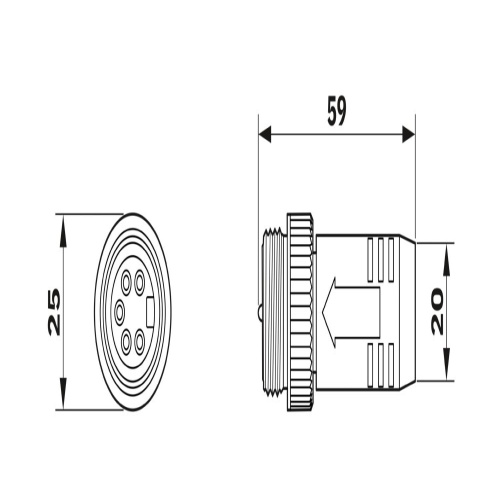 Phoenix Contact 1351108 Termination resistor SAC-5P-MINMS TR-DN US